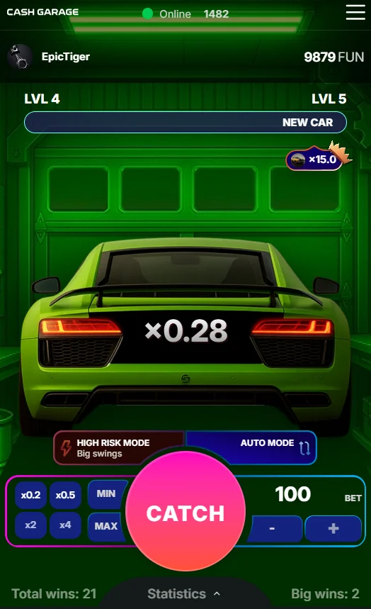 Cash Garage Demo