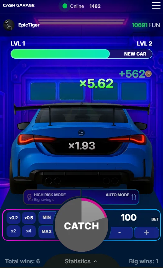 Cash Garage Game Demo
