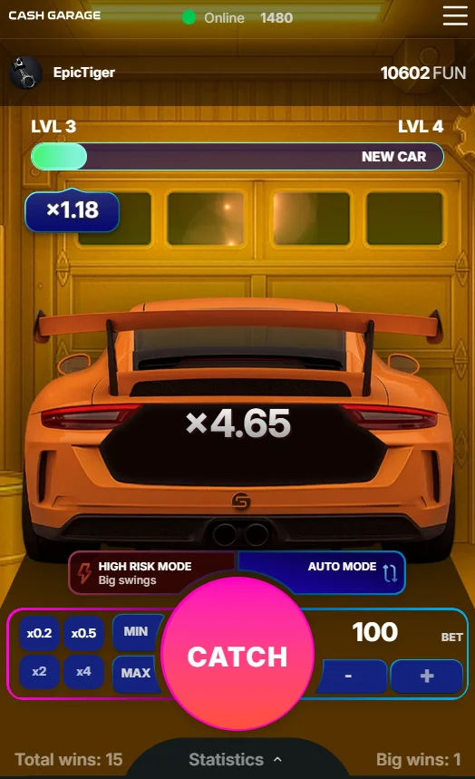 Cash Garage Game